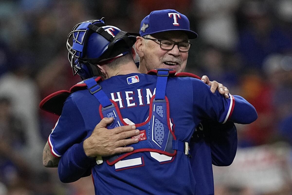 Rangers back in World Series, 12 years after twice being 1 strike